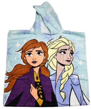 10 Girls Frozen Hooded Swim Shawls