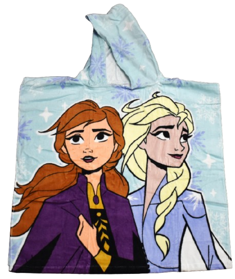 10 Girls Frozen Hooded Swim Shawls