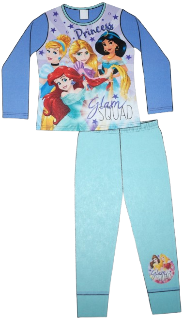 18 Girls Disney Princess Pyjamas
