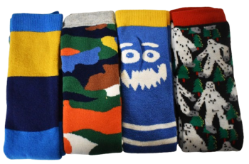 24 Boys Assorted Thick Socks