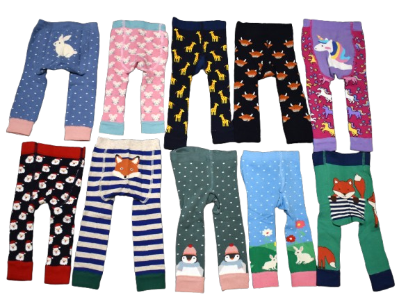20 Kids Assorted Footless Tights/Leggings Size 0-6months