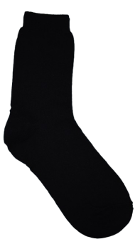 24 Kids Black School Socks