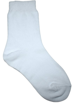 24 Kids White Socks