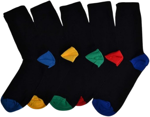 10 Mens 5 Pack Socks Size 8-11