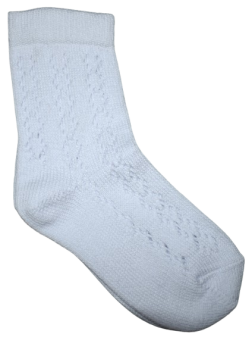 24 Girls White Pelerine Socks