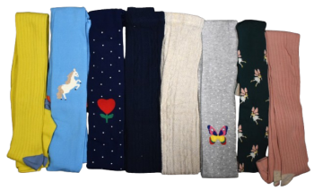 96 Pairs Of Girls Tights Age 9-10