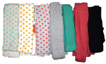 72 Pairs Of Girls Tights Age 11-12