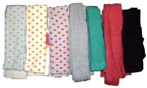 72 Pairs Of Girls Tights Age 11-12
