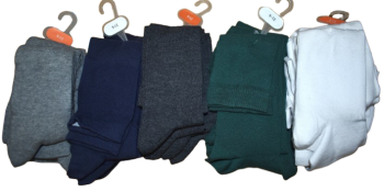 178 Assorted Colour School Socks Size 9-12
