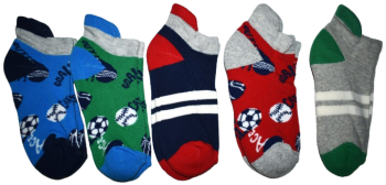 23 Boys Trainer Socks Size 9-12