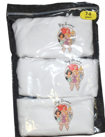 21 Girls 3 Pack Princess Vests, Just &pound;1.15 per pack of 3!