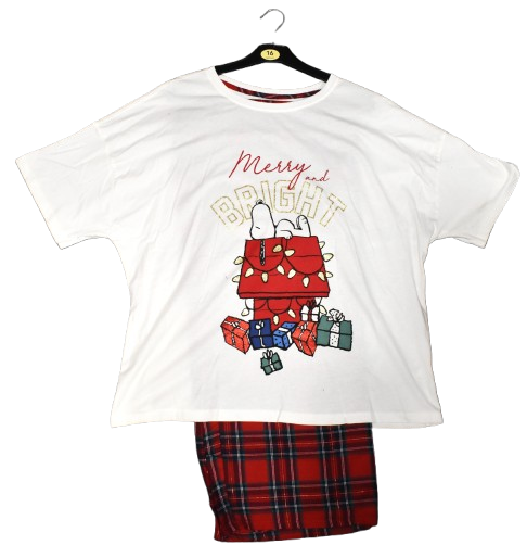 5 Ladies Ex Store Snoopy Pyjamas Size 16