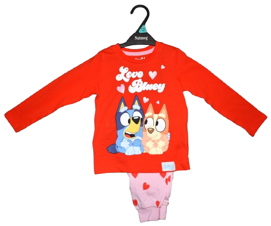 10 Girls Bluey Pyjamas Size 12-18months