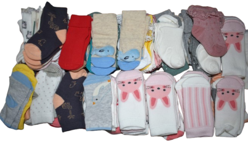 108 Baby Assorted Socks Size 0-6months