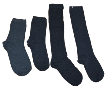 67 Kids Assorted Grey Socks Size 12.5-3.5