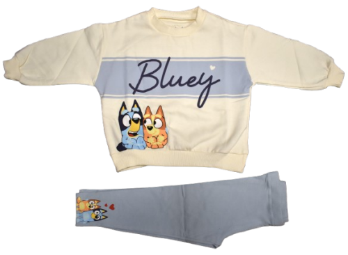 13 Girls Bluey Outfits (Sweatshirt & Leggings)