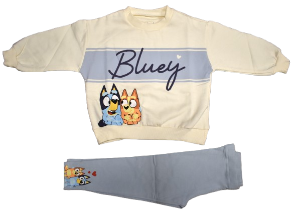 13 Girls Bluey Outfits (Sweatshirt & Leggings)