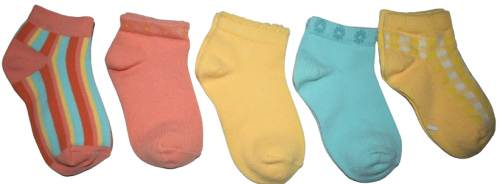 20 Girls Pastel Socks