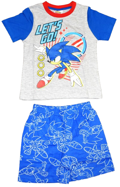 10 Sonic Short Pyjamas