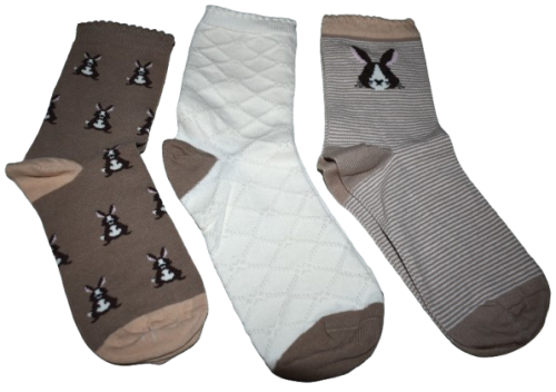 24 Assorted Girls Socks Size 4-6.5
