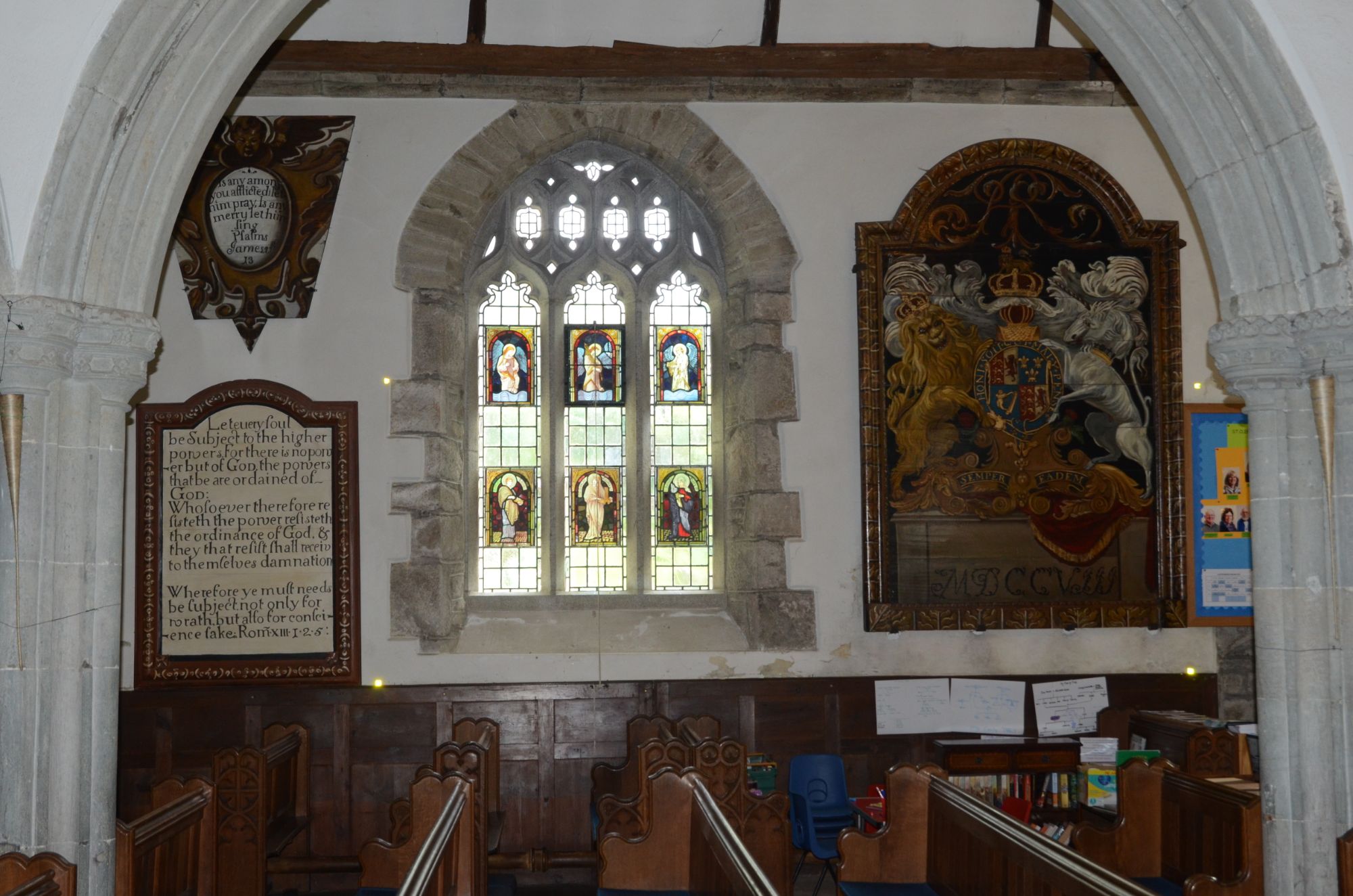 Church internal elevations, Cornwall