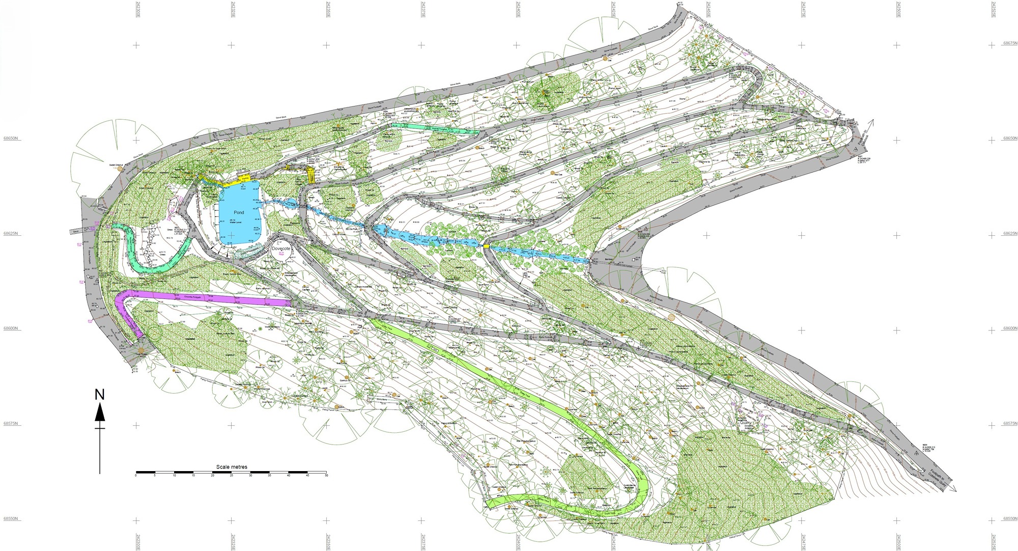 topographical Survey for National trust in Cornwall