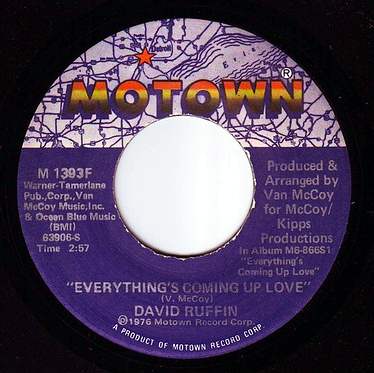 DAVID RUFFIN - EVERYTHING'S COMING UP LOVE - MOTOWN