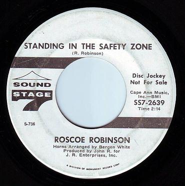 ROSCOE ROBINSON - STANDING IN THE SAFETY ZONE - SS7 DEMO