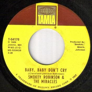 SMOKEY ROBINSON & MIRACLES - BABY,BABY DON'T CRY - TAMLA