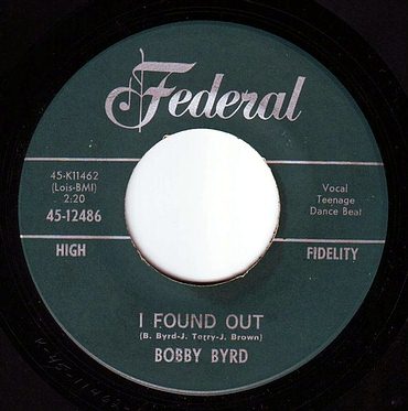 BOBBY BYRD - I FOUND OUT - FEDERAL