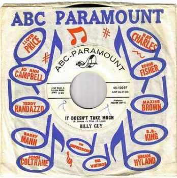 BILLY GUY - IT DOESN'T TAKE MUCH - ABC dj