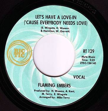 FLAMING EMBERS - LET'S HAVE A LOVE-IN - RIC-TIC 129