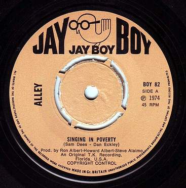 ALLEY - SINGING IN POVERTY - JAY BOY