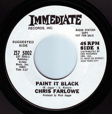 CHRIS FARLOWE - PAINT IT BLACK - IMMEDIATE DEMO