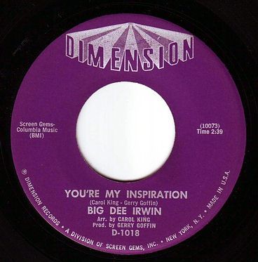 BIG DEE IRWIN - YOU'RE MY INSPIRATION - DIMENSION