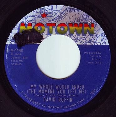 DAVID RUFFIN - MY WHOLE WORLD ENDED - MOTOWN