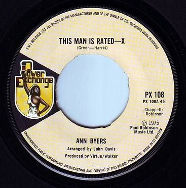 ANN BYERS - THIS MAN IS RATED X - POWER EXCHANGE