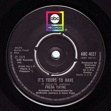 FREDA PAYNE - IT'S YOURS TO HAVE - ABC