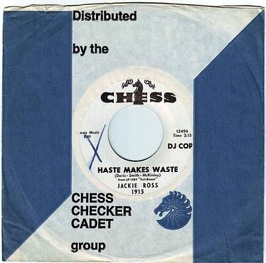 JACKIE ROSS - HASTE MAKES WASTE - CHESS DEMO
