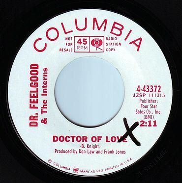 DR. FEELGOOD & THE INTERNS - DOCTOR OF LOVE - COLUMBIA DEMO