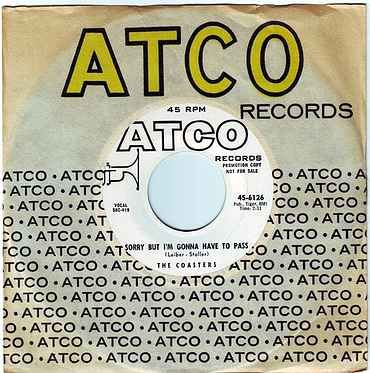 COASTERS - SORRY BUT I'M GONNA HAVE TO PASS - ATCO DEMO