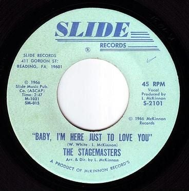 STAGEMASTERS - BABY, I'M HERE JUST TO LOVE YOU - SLIDE