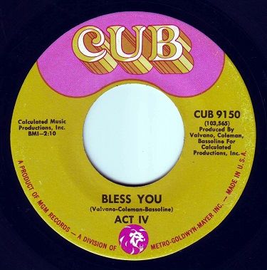 ACT IV - BLESS YOU - CUB