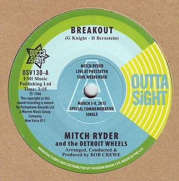 MITCH RYDER - BREAKOUT - OUTTA SIGHT
