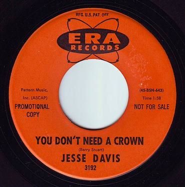JESSE DAVIS - YOU DON'T NEED A CROWN - ERA DEMO
