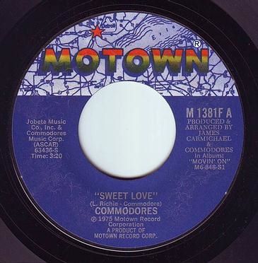 COMMODORES - SWEET LOVE - MOTOWN