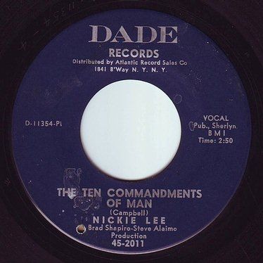 NICKIE LEE - THE TEN COMMANDMENTS OF MAN - DADE