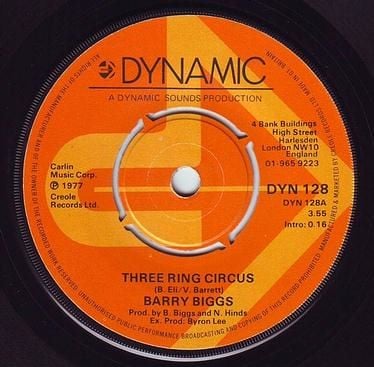 BARRY BIGGS - THREE RING CIRCUS - DYNAMIC
