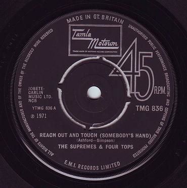 SUPREMES & FOUR TOPS - REACH OUT AND TOUCH - TMG 836