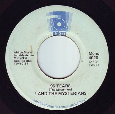? AND THE MYSTERIANS - 96 TEARS - ABKCO